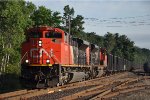 Ore loads cruises south past the yard